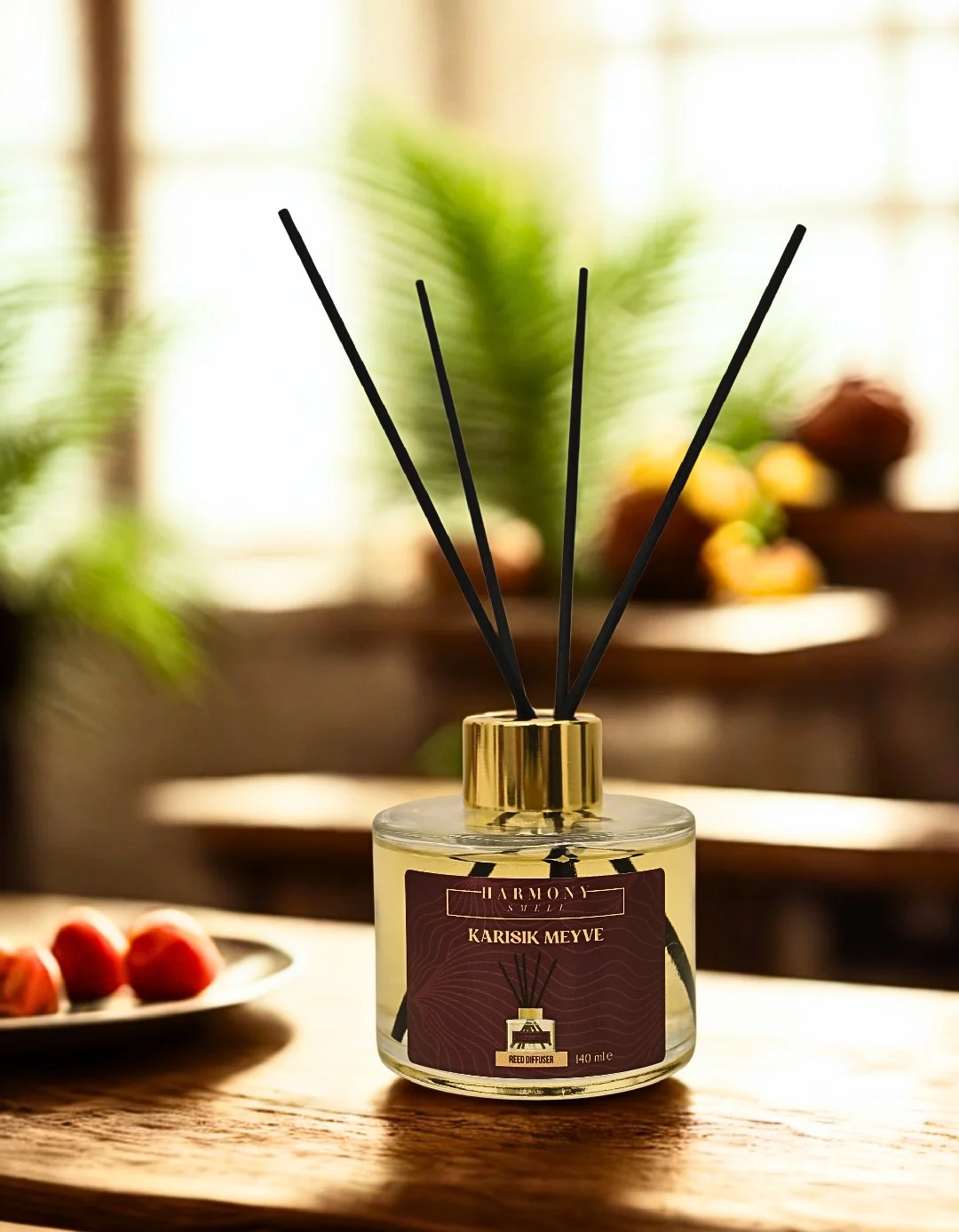 Karisik-meyve-Kokulu-Reed-Diffuser-140-ml Karışık Meyve Kokulu Reed Diffuser - Görsel 1